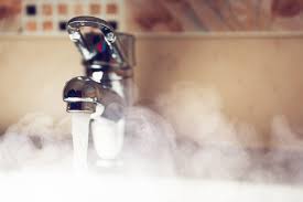 steam from scalding hot water - Altizer Law